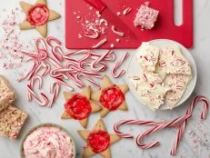 Chef Name: Food Network Kitchen

Full Recipe Name: Minty Marshmallows, Bark, DIY Peppermint Vodka, Candy Cane Cookies, Candy Cane Sugar, Fudge, Stained-Glass Cookies, Minty Whipped Cream, Cereal Treats, Stirring Stick

Talent Recipe: 

FNK Recipe: 

Project: Foodnetwork.com, HOLIDAY/SUPER BOWL/COMFORT/HEALTHY

Show Name: 

Food Network / Cooking Channel: