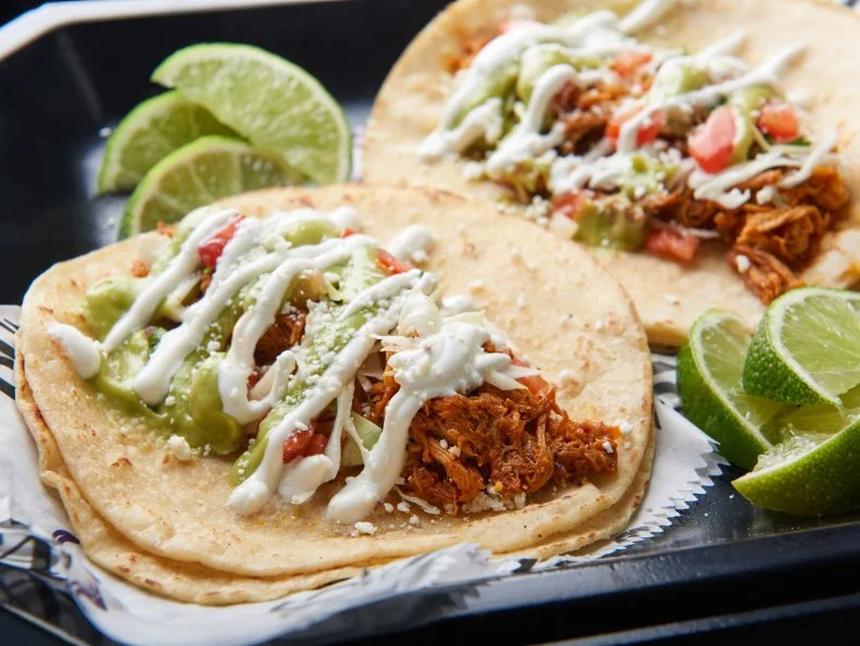 The Taco Bus's Cochanita Pibil tacos in Tampa, FL for FoodNetwork.com's Tampa  Guide