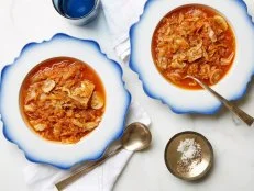 Food Network Kitchen’s Cabbage Soup for One-Off Recipes, as seen on Food Network.