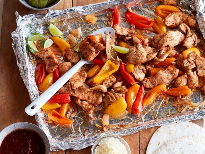Food Network Kitchens Sheet Pan Chicken Fajitas