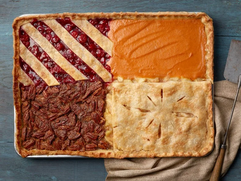 Food Network Kitchen’s Four In One Thanksgiving Pie, as seen on Food Network.