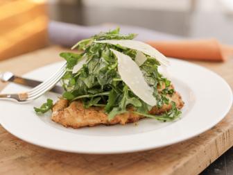 Close-up of Lemon Parmesan Chicken