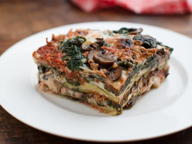 Close-up of Zucchini Lasagna