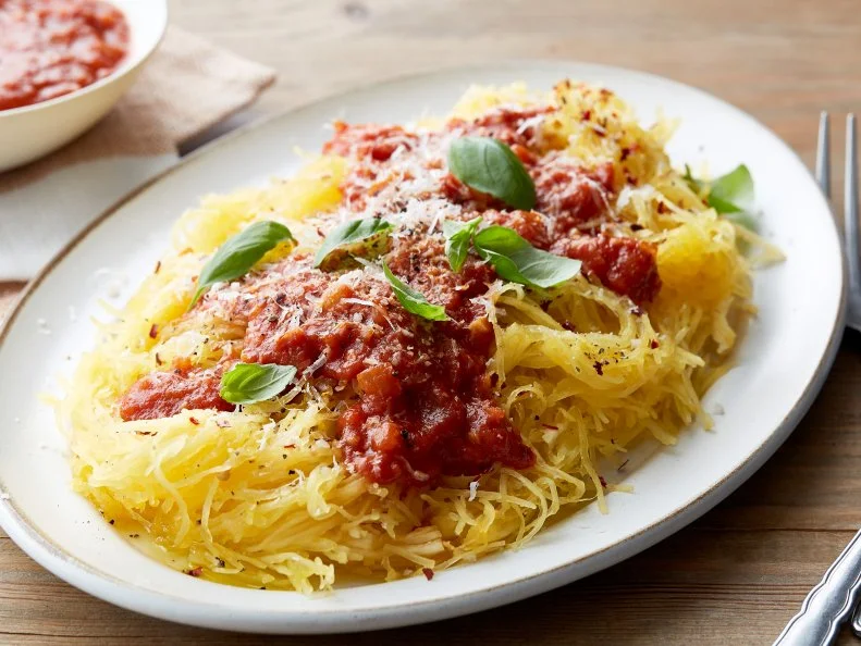 FN Flat Recipe: Instant Pot Spaghetti Squash with Marinara