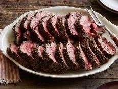 Ree Drummond’s Peppercorn Roasted Beef Tenderloin.