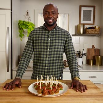 Eddie Jackson's Food Network Kitchen's Spicy Calabrian Meatballs as seen on Food Network