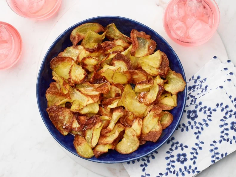 Food Network Kitchen’s Air Fryer Potato Chips, as seen on Food Network.