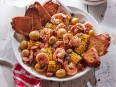 Food Network Kitchen’s Shrimp and Corn in a Butter Bath.