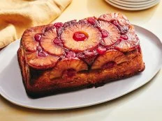 Description: Food Network Kitchen's Pineapple Upside-Down Pound Cake.