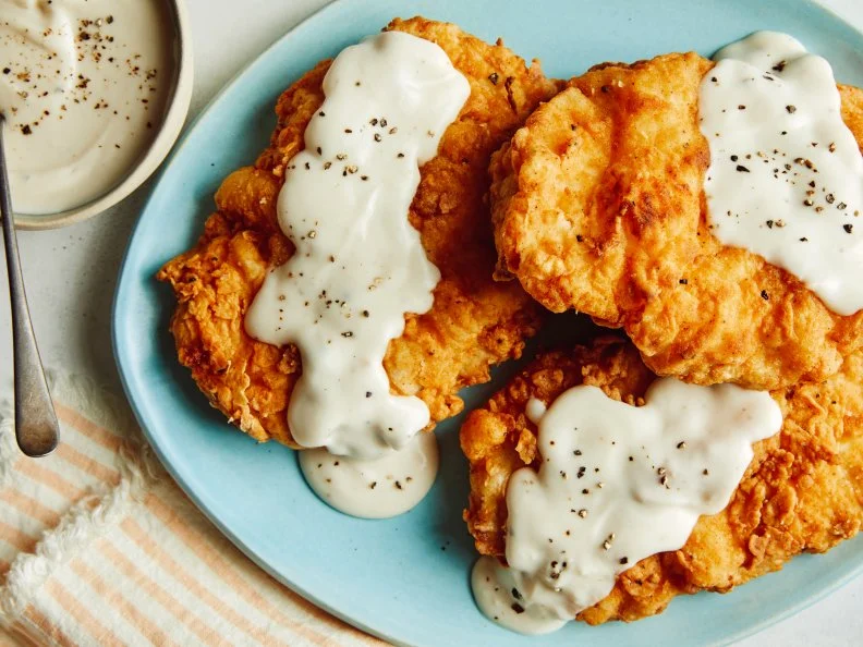 Chicken Fried Chicken with White  Gravy