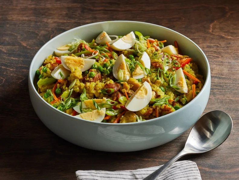 Description: Food Network Kitchen's Arroz Valenciana.