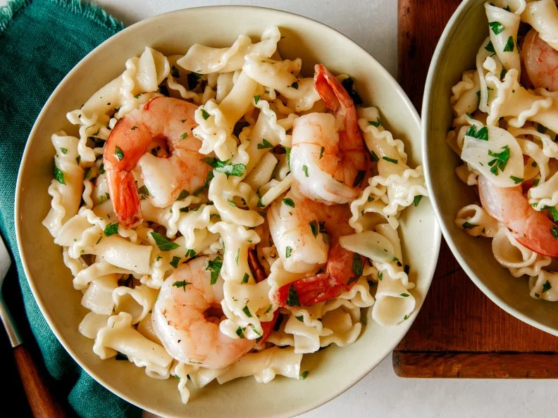 Air Fryer Shrimp Scampi