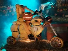 Contestant Kristina Patenaude’s Monster pumpkin, as seen on Outrageous Pumpkins, Season 2.