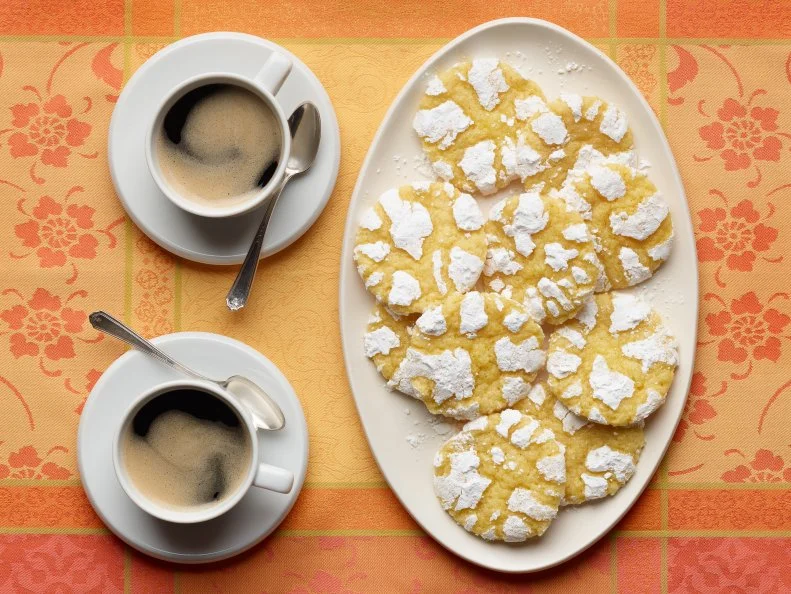 Food Network Kitchen’s Lemon Crinkle Cookies, as seen on Food Network.