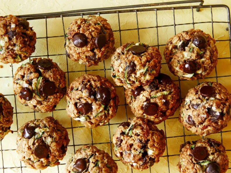 Zucchini Oatmeal Chocolate Chip Cookies