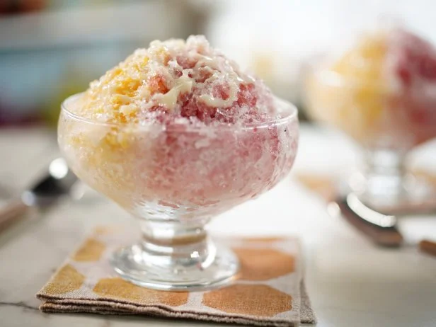 Katie Lee Biegel makes her Hawaiian Shaved Ice, as seen on The Kitchen, Season 31.
