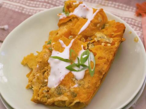 Buffalo Chicken Enchiladas