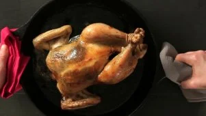 "Flip the Bird" Roast Chicken