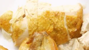 Roast Chicken with Radishes