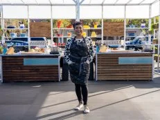 Contestant  Aarti Sequeira as seen on Supermarket Stakeout Season 6, Episode 1.