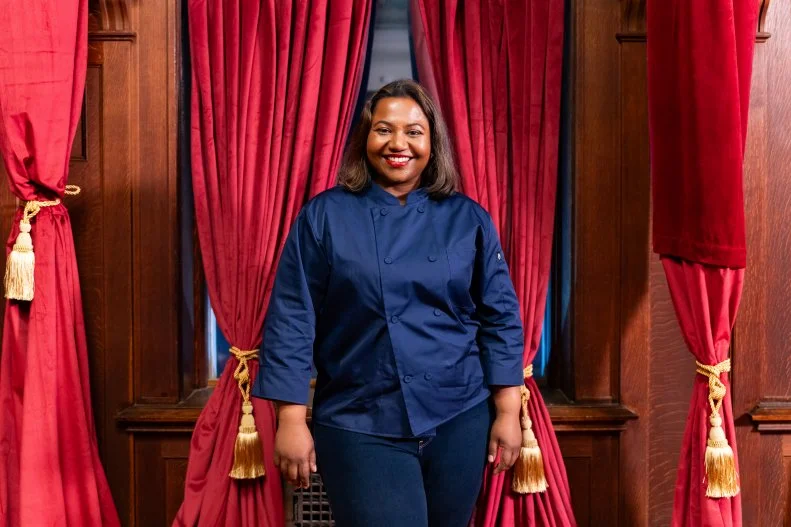 Chef Aarthi Sampath, as seen on Last Bite Hotel, Season 1.