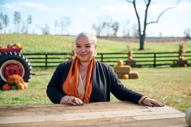 Guest Judge Kim Myles as seen  on Outrageous Pumpkins, Season 5.