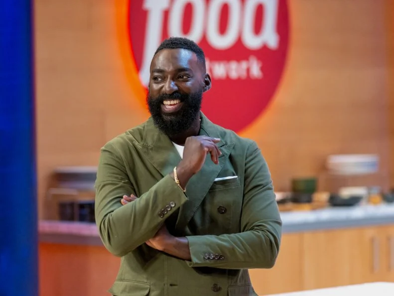 Host Eric Adjepong, as seen on Wildcard Kitchen, Season 2.