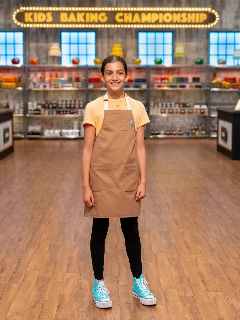 Contestant Ella Kayek, portrait, as seen on Kids Baking Championship, Season 13.