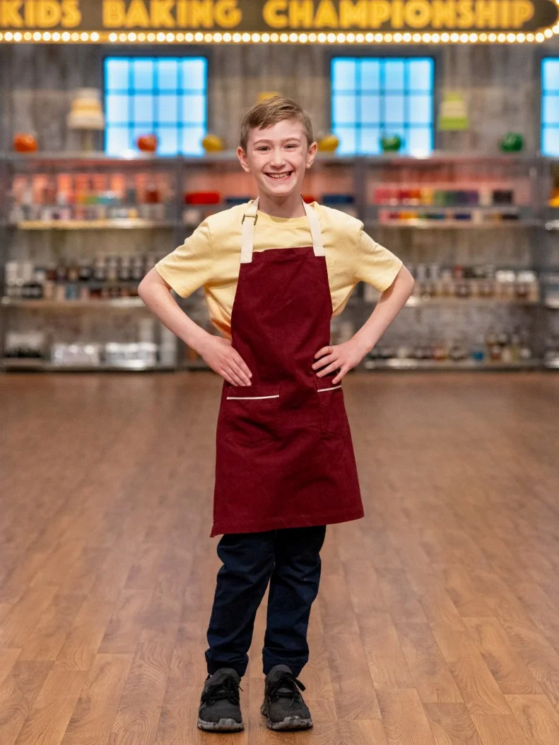 Contestant Carter Siporin, portrait, as seen on Kids Baking Championship, Season 13.