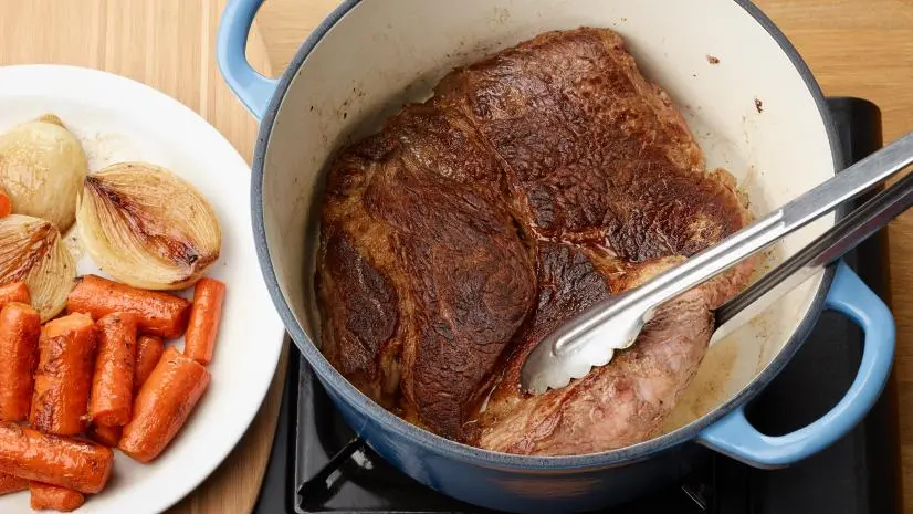 Food Network Kitchen’s How to Make Perfect Pot Roast, as seen on Food Network.