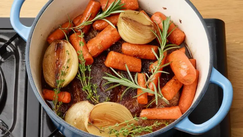 Food Network Kitchen’s How to Make Perfect Pot Roast, as seen on Food Network.