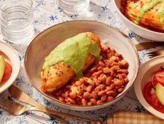 High Protein Peruvian Chicken Breasts with Pinto Beans