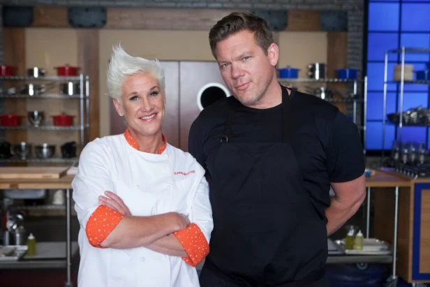 Worst Cooks in America hosts Anne Burrell and Tyler Florence
