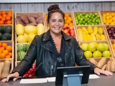 Judge Antonia Lofaso, as seen on Guy's Grocery Games, Season 39.