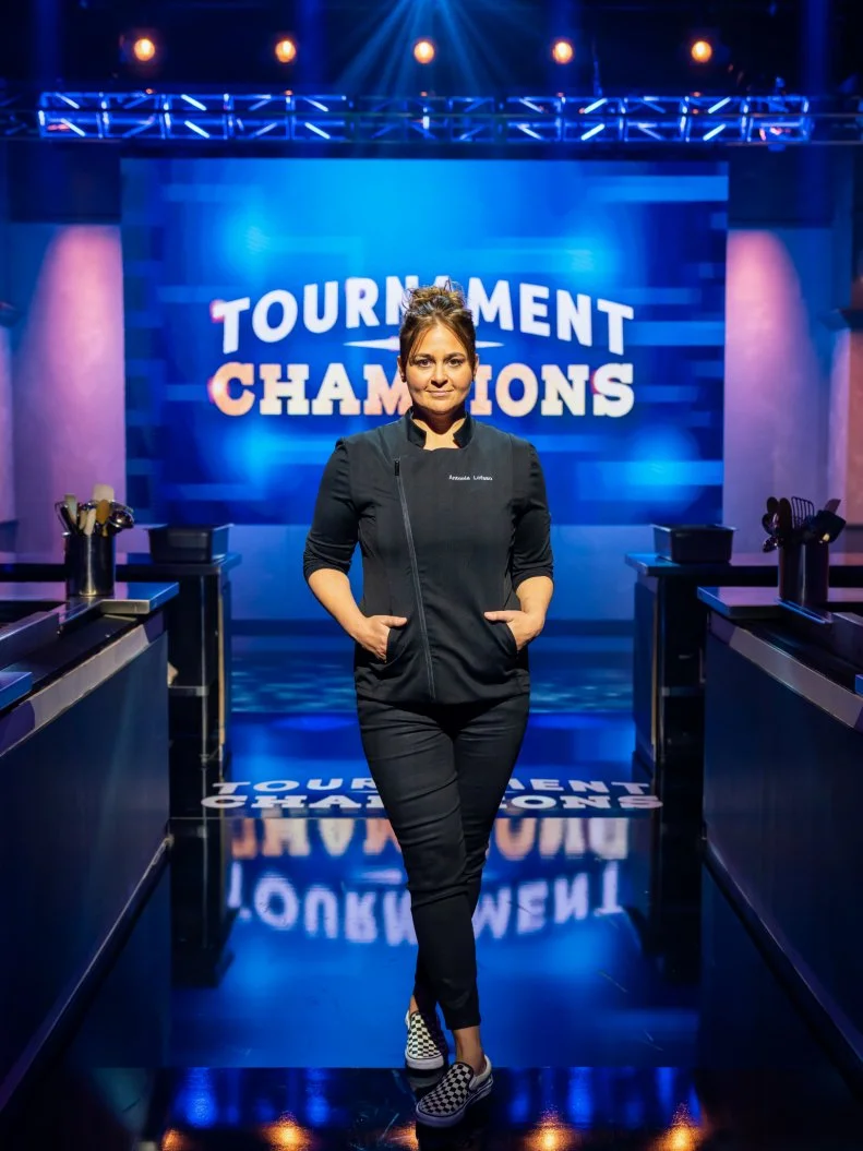 Competitor Antonia Lofaso, as seen on Tournament of Champions, Season 1.