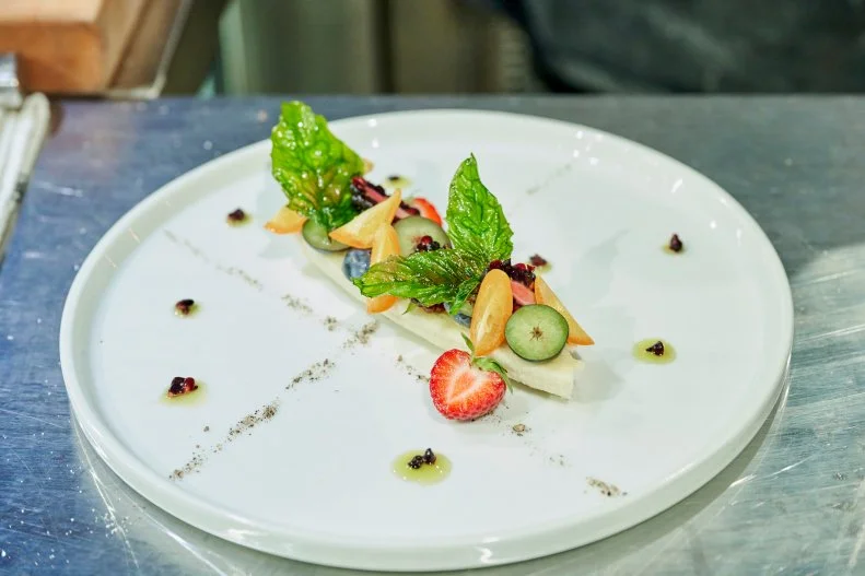 Beauty shot of dish from the Masterpiece challenge,as seen on 24 in 24: Last Chef Standing, Season 2.