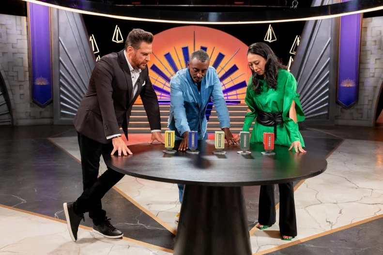 House of Knives Host Scott Conant With Judges Chef Judy Joo and Chef Marcus Samuelsson