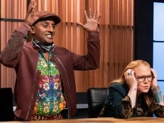 Judges Amanda Freitag, Tiffani Faison, Marcus Samuelsson, Round 2 action, as seen on Chopped, Season 61