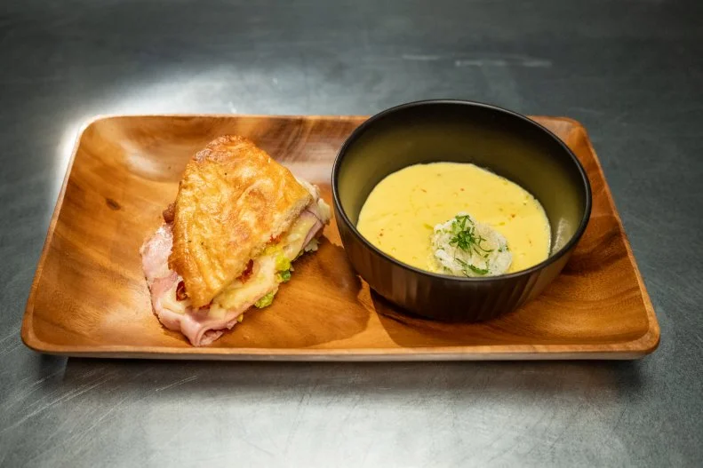 Dish by Team 2; Chef Kelsey Murphy, Chef Kathleen O’Brien Price, Chef Bryan Voltaggio, and Chef Jonathon Sawyer, as seen on 24 in 24: Last Chef Standing, Season 2.