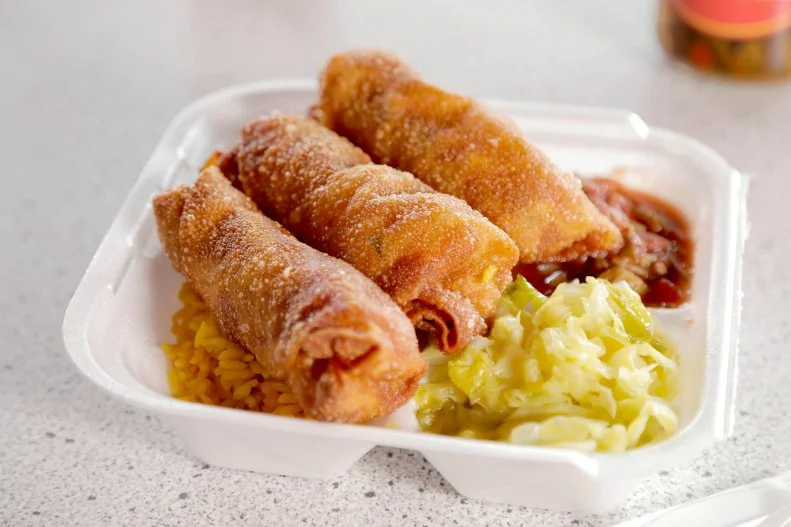 Sister's Soul Rolls, as served by Sister’s of the New South, located in Savannah, Georgia  - as seen on Food Network’s Diners Drive-Ins and Dives, Season 37. 