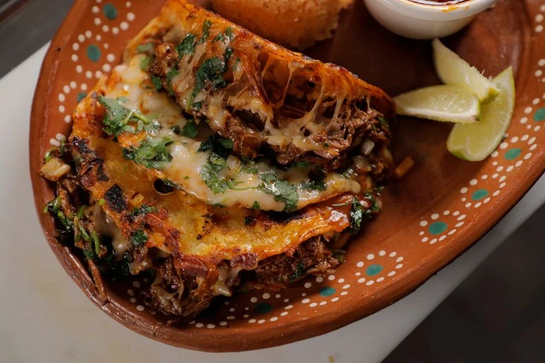 beef birria chilangos at Letty’s de Leticia’s Cocina in Las Vegas
