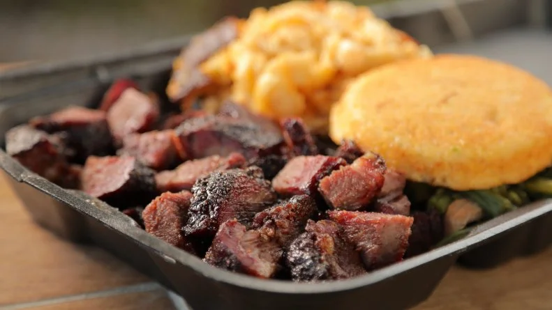 beef brisket burnt ends at John Mull's Meats in Las Vegas 